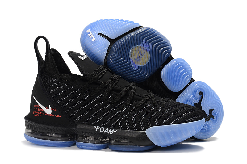 Nike Lebron 16 Black Blue Shoes For Women